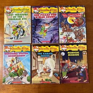 Geronimo Stilton books lot scholastic karate mouse adventure kid magical mission